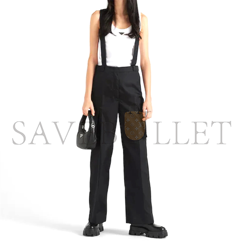 Pra*a soft padded nappa leather mini bag 1ba384 (21*12.5*6.5cm)